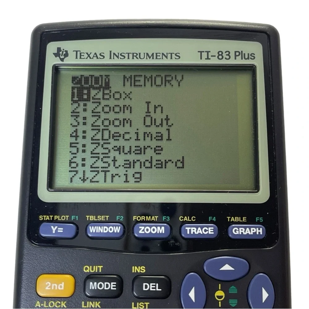 Texas Instruments TI-83 Plus Graphing Calculator With Cover TESTED WORKING EUC - Picture 15 of 16